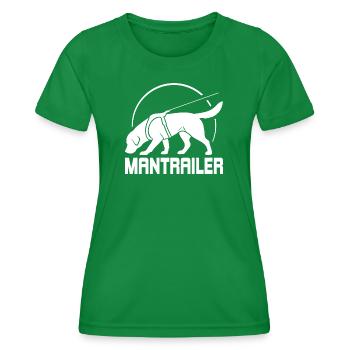 Labrador MANTRAILER Chiens de recherche Chiens Saules chiens - T-shirt sport Femme - vert - Devant - AI Model Female 172 dark (172cm)