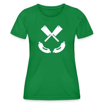 Butcher - Women's Functional T-Shirt - kelly green - Front - AI Model Female 172 dark (172cm)