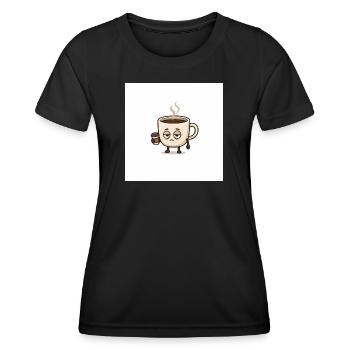 Je suis fatigué - T-shirt sport Femme - noir - Devant - AI Model Female 172 light (172cm)