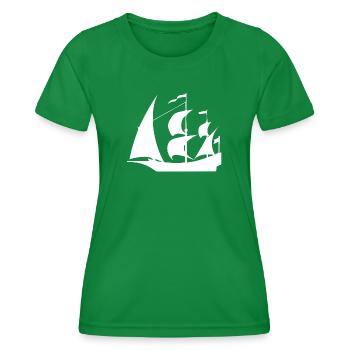 Voile - T-shirt sport Femme - vert - Devant - AI Model Female 172 dark (172cm)