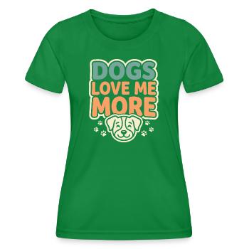 Technicien en chenil, assistant en chenil, soins aux animaux - T-shirt sport Femme - vert - Devant - AI Model Female 172 dark (172cm)