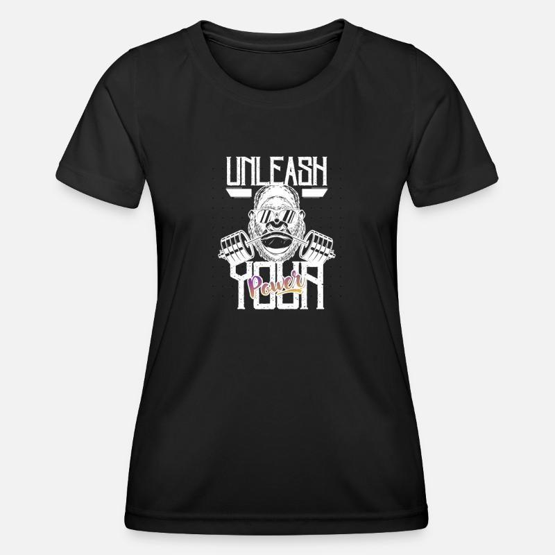 Unleash Power on Stage - Women's Functional T-Shirt - black