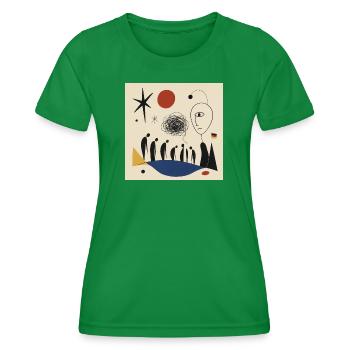 Fragile Republic - Women's Functional T-Shirt - kelly green - Front - AI Model Female 172 dark (172cm)