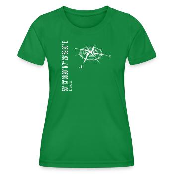Leer - Frauen Funktions-T-Shirt - Kelly Green - Vorne - AI Model Female 172 dark (172cm)