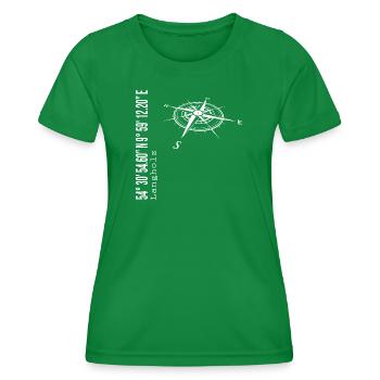 Bois long - T-shirt sport Femme - vert - Devant - AI Model Female 172 dark (172cm)