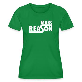 Marc Reason DJ - Women's Functional T-Shirt - kelly green - Front - AI Model Female 172 dark (172cm)