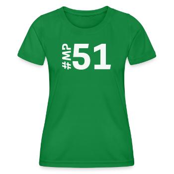 MP51-KARTON - Frauen Funktions-T-Shirt - Kelly Green - Vorne - AI Model Female 172 dark (172cm)