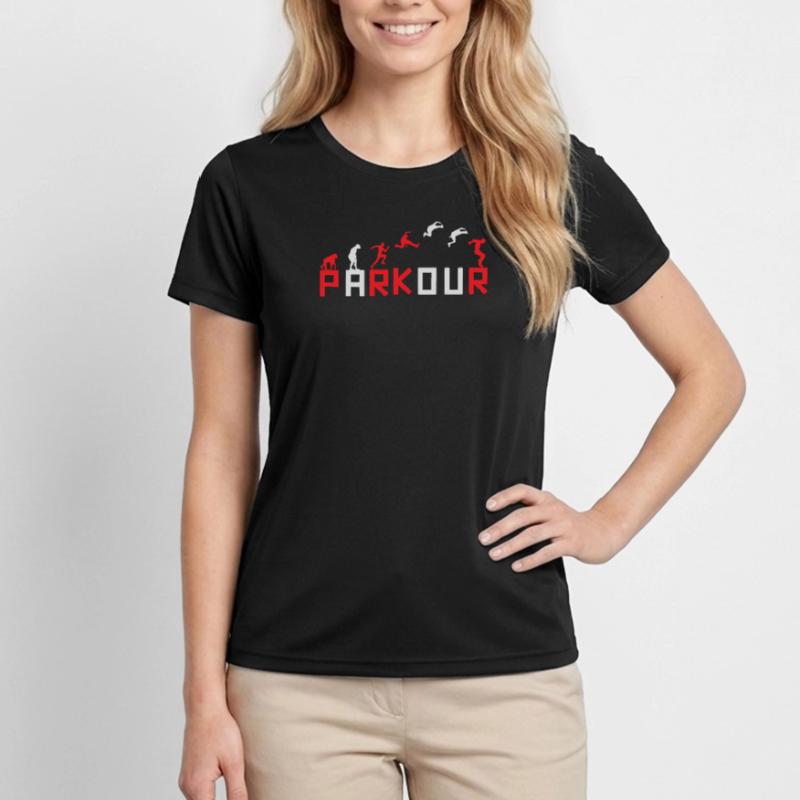 Évolution de la conception des séquences de course T-shirt sport Femme