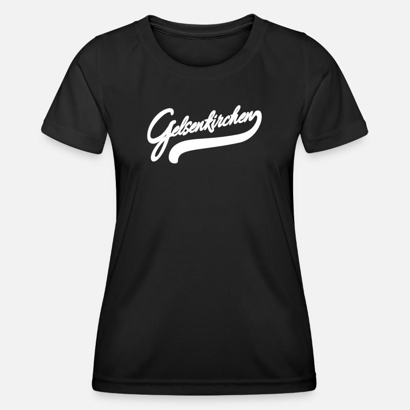 Gelsenkirchen Retro - Women's Functional T-Shirt - black