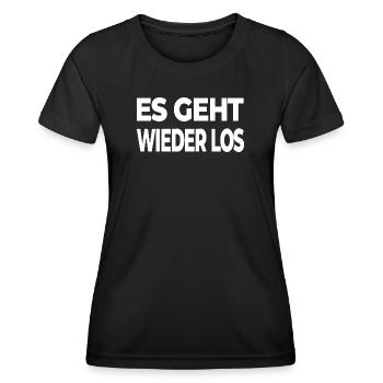 Travail - T-shirt sport Femme - noir - Devant - AI Model Female 172 light (172cm)