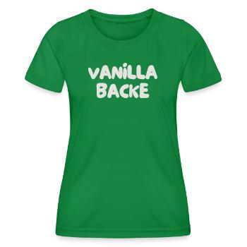 Joue vanille - T-shirt sport Femme - vert - Devant - AI Model Female 172 dark (172cm)