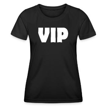 VIP - Frauen Funktions-T-Shirt - Schwarz - Vorne - AI Model Female 172 light (172cm)