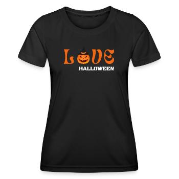 Love halloween - Women's Functional T-Shirt - black - Front - AI Model Female 172 light (172cm)