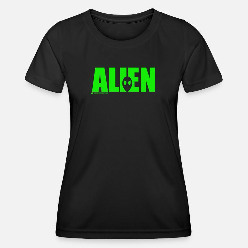 alien shadow - Women's Functional T-Shirt - black