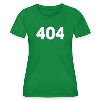 404 not found - Women's Functional T-Shirt - kelly green - Front - AI Model Female 172 dark (172cm)