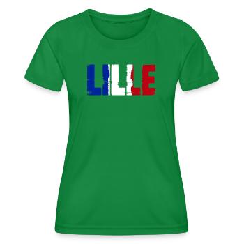 Lille Frankreich - Frauen Funktions-T-Shirt - Kelly Green - Vorne - AI Model Female 172 dark (172cm)