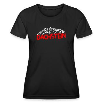 Dachstein Ramsau Österreich Souvenir  - Frauen Funktions-T-Shirt - Schwarz - Vorne - AI Model Female 172 light (172cm)