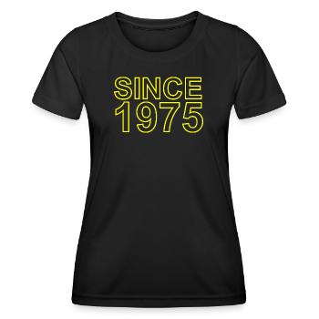 Since 1975 - Frauen Funktions-T-Shirt - Schwarz - Vorne - AI Model Female 172 light (172cm)