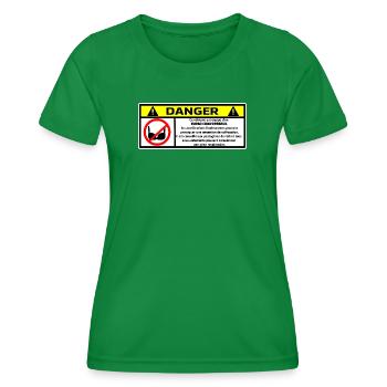 pare-choc - T-shirt sport Femme - vert - Devant - AI Model Female 172 dark (172cm)
