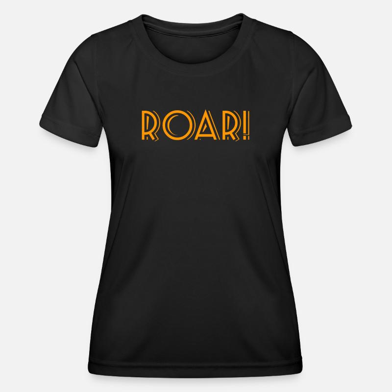 ROAR! - Women's Functional T-Shirt - black