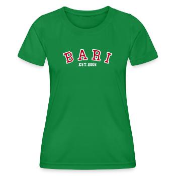 Bari Est 2006 - Women's Functional T-Shirt - kelly green - Front - AI Model Female 172 dark (172cm)