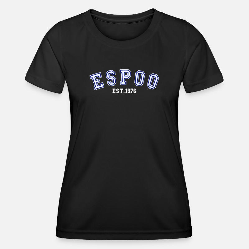 Espoo Est. 1976 - Women's Functional T-Shirt - black