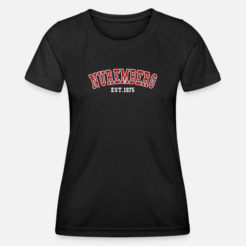 Nuremberg Est. 1975 - Women's Functional T-Shirt - black