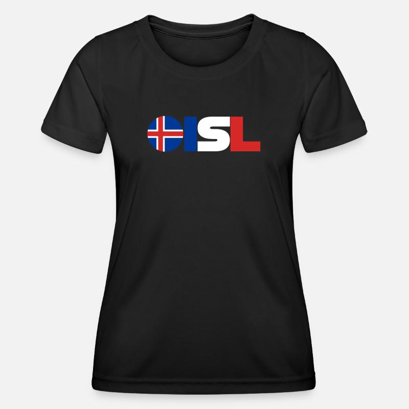 Iceland - Women's Functional T-Shirt - black