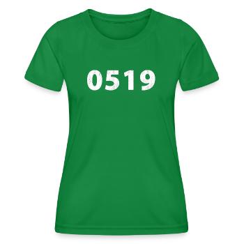 0519 Leeuwarden Dokkum Birdaard Aalsum Moddergat - T-shirt sport Femme - vert - Devant - AI Model Female 172 dark (172cm)