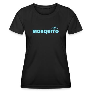 MOUSTIQUE - T-shirt sport Femme - noir - Devant - AI Model Female 172 light (172cm)