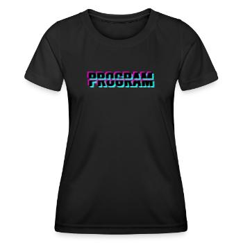 Computerprogramm - Frauen Funktions-T-Shirt - Schwarz - Vorne - AI Model Female 172 light (172cm)