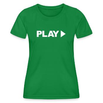 PLAY - Frauen Funktions-T-Shirt - Kelly Green - Vorne - AI Model Female 172 dark (172cm)