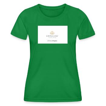 Motif de couronne élégant pour femme - T-shirt sport Femme - vert - Devant - AI Model Female 172 dark (172cm)