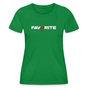 Herz Favorite - Frauen Funktions-T-Shirt - Kelly Green - Vorne - AI Model Female 172 dark (172cm)