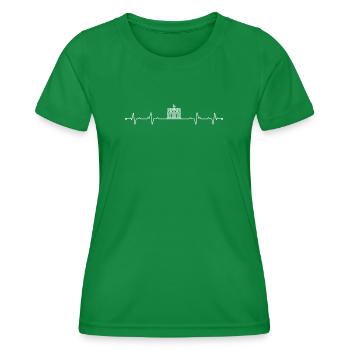 Designbild benötigen - Frauen Funktions-T-Shirt - Kelly Green - Vorne - AI Model Female 172 dark (172cm)