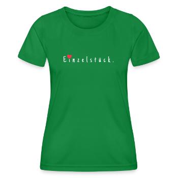 Einzelstück. - Frauen Funktions-T-Shirt - Kelly Green - Vorne - AI Model Female 172 dark (172cm)