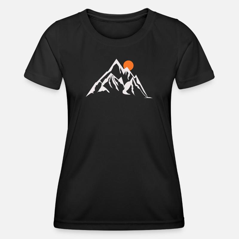 The sunny Summit - Women's Functional T-Shirt - black