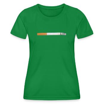 Cigarette Smoke Shade - Women's Functional T-Shirt - kelly green - Front - AI Model Female 172 dark (172cm)