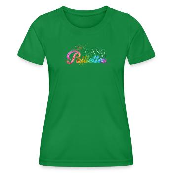 Gang des paillettes - T-shirt sport Femme - vert - Devant - AI Model Female 172 dark (172cm)