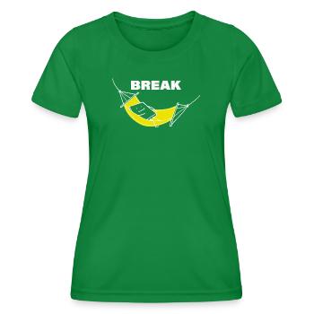 CASSER - T-shirt sport Femme - vert - Devant - AI Model Female 172 dark (172cm)