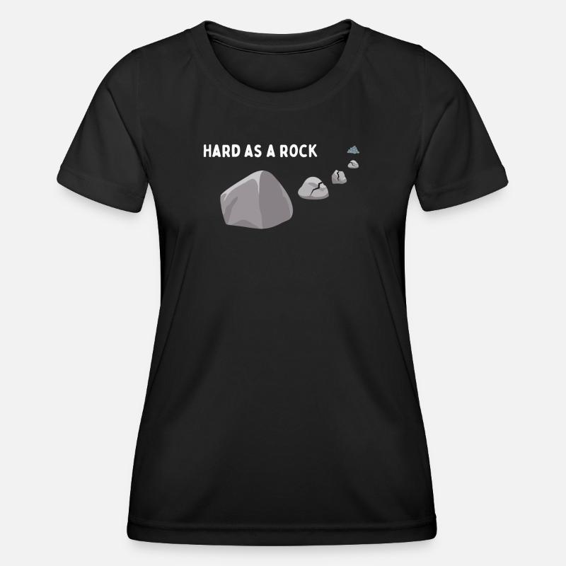 Hard as a rock - Women's Functional T-Shirt - black
