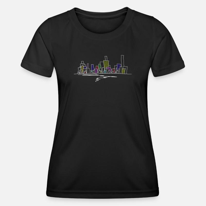 skyline - Women's Functional T-Shirt - black