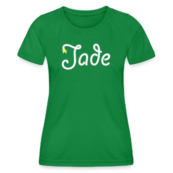 jade - Women's Functional T-Shirt - kelly green - Front - AI Model Female 172 dark (172cm)