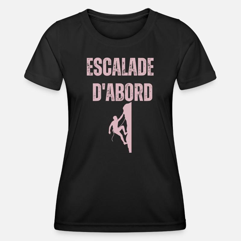 Escalation first - Women's Functional T-Shirt - black