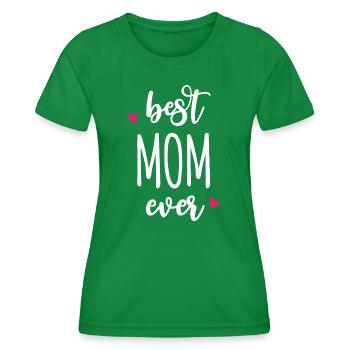 Beste Mutter aller Zeiten - Frauen Funktions-T-Shirt - Kelly Green - Vorne - AI Model Female 172 dark (172cm)