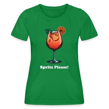 Sprizz s’il vous plaît! - T-shirt sport Femme - vert - Devant - AI Model Female 172 dark (172cm)