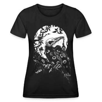 Eyes of the Night - Women's Functional T-Shirt - black - Front - AI Model Female 172 light (172cm)