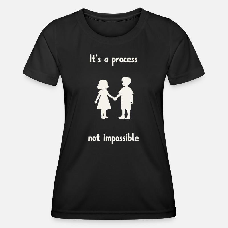 It's not impossible. - Women's Functional T-Shirt - black