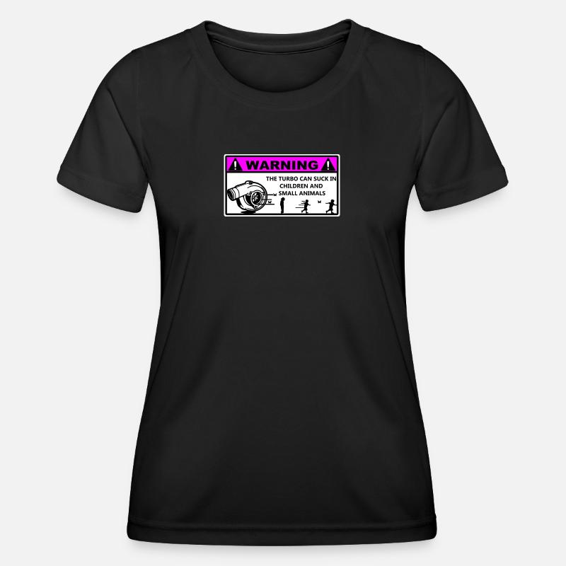 Turbo Warning Kids - Women's Functional T-Shirt - black
