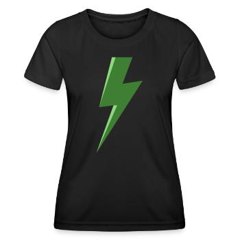 Green Lightning - Women's Functional T-Shirt - black - Front - AI Model Female 172 light (172cm)